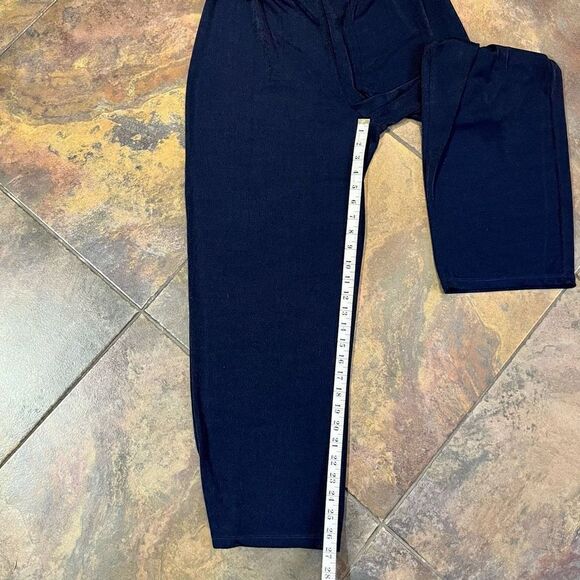Carole Little Navy Stretch Dress Pants Large - Picture 5 of 9